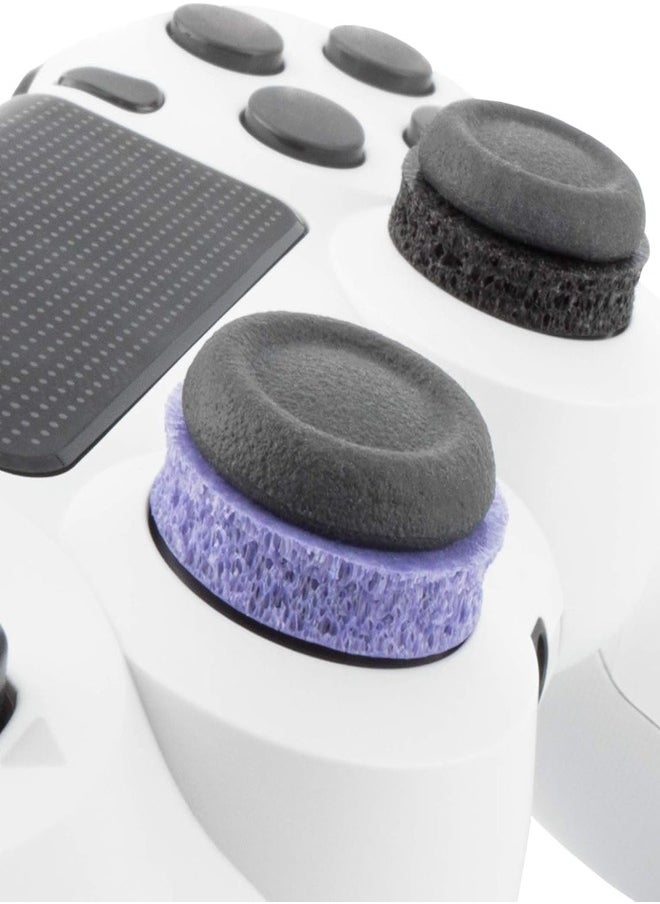 ControlFreek Precision Rings for PS5 PS4 XSX XSS Switch Pro & Scuf Controller, Advanced Performance Grips for Better Control, Comfort & Durability, Aim Assist Motion Control for Controllers, Mixed Pack(6 rings,2 Black Hard /2 Purple Medium/2 Green Soft)
