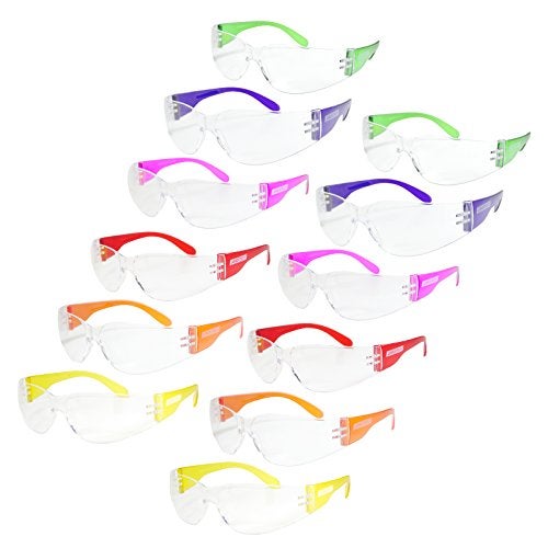 JORESTECH Kids Safety Glasses UV Protection Anti Scratch Clear Frameless Glasses, Eye Protection Activewear (Multi-Color) - Image 1