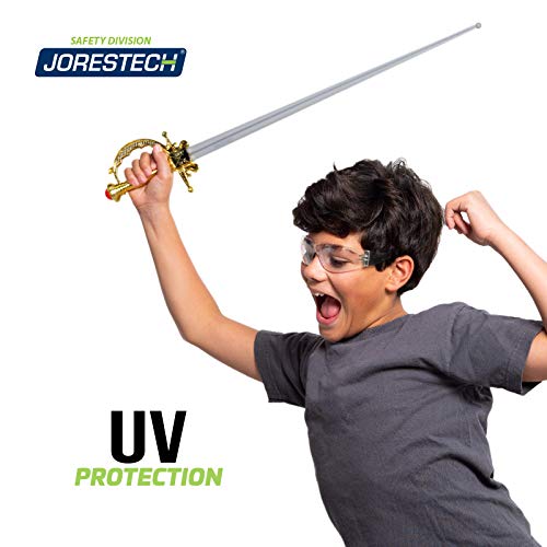 JORESTECH Kids Safety Glasses UV Protection Anti Scratch Clear Frameless Glasses, Eye Protection Activewear (Multi-Color) - Image 4