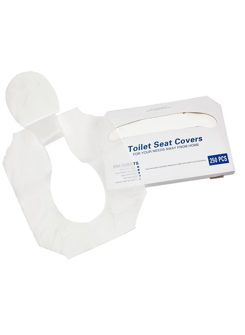 SYOSI 1000 Pack Disposable Toilet Seat Covers Protectors, Flushable Toilet Liners for Bathroom Kids Pregnant Travel Hospital Public Toilet Hotel, 14 x 16 Inch Covers - Image 4