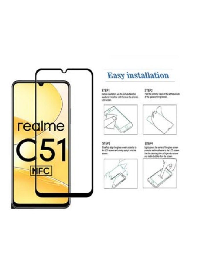 Tempered Glass Screen Protector For Realme C51 - Image 2