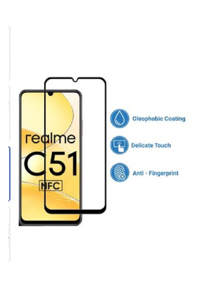 Tempered Glass Screen Protector For Realme C51 - Image 3