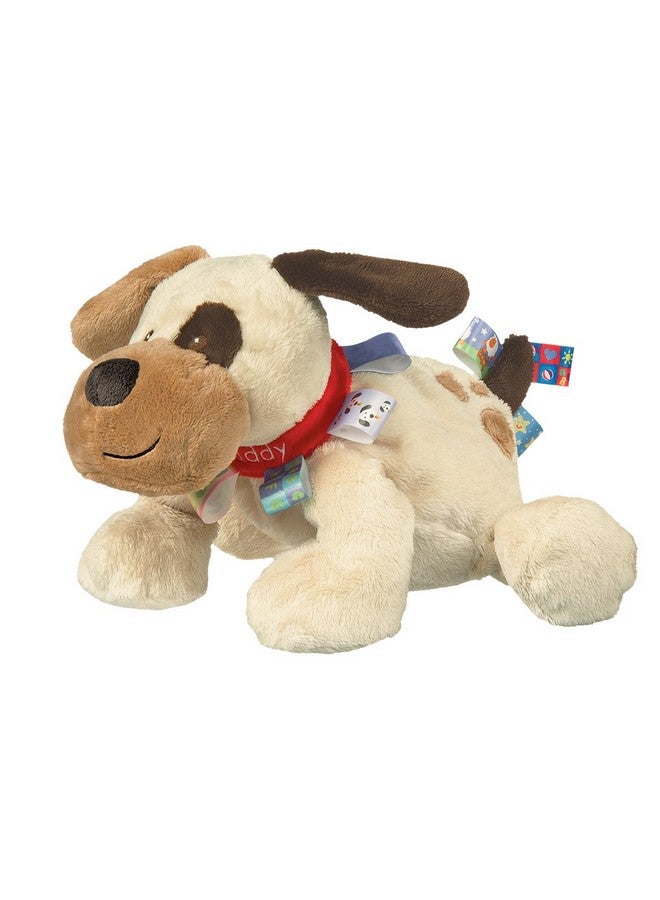 Taggies Yer Taggies Buddy Dog, Brown / Beige Soft Toy, 12" - Image 1