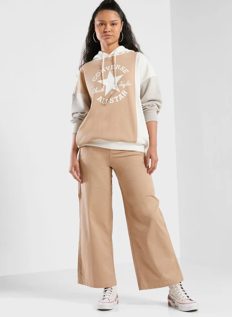 CONVERSE Logo Wide Leg Carpenter Sweatpants
