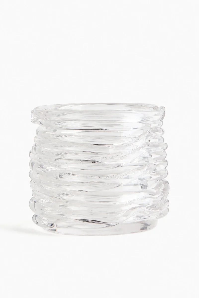 H&M Glass tealight holder