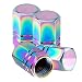 Alpmosn Colorful Aluminum Tire Stem Valve Caps Wheel Valve Covers Car Dustproof Tire Cap Cover Accessories Universal for SUV Car Bike and MotorcycleHexagon Shape 4PCS - Image 2