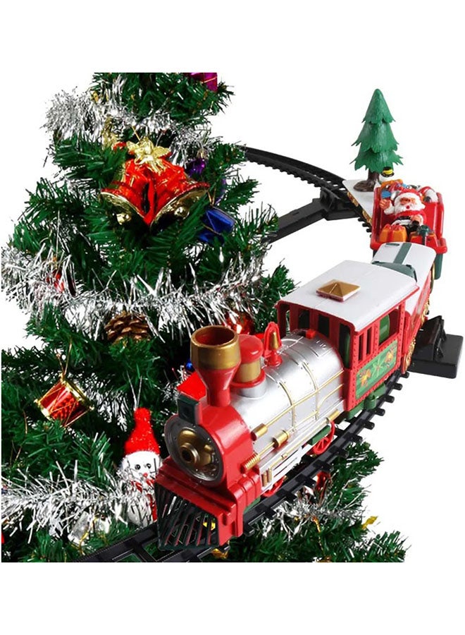 Galaxy Toys Christmas Tree Hanging Train Set – Battery Operated Electric Train with Tracks & Decorations – Festive Holiday Ornament for Christmas Tree Décor – Easy Assembly, Window Box Packaging - Image 4