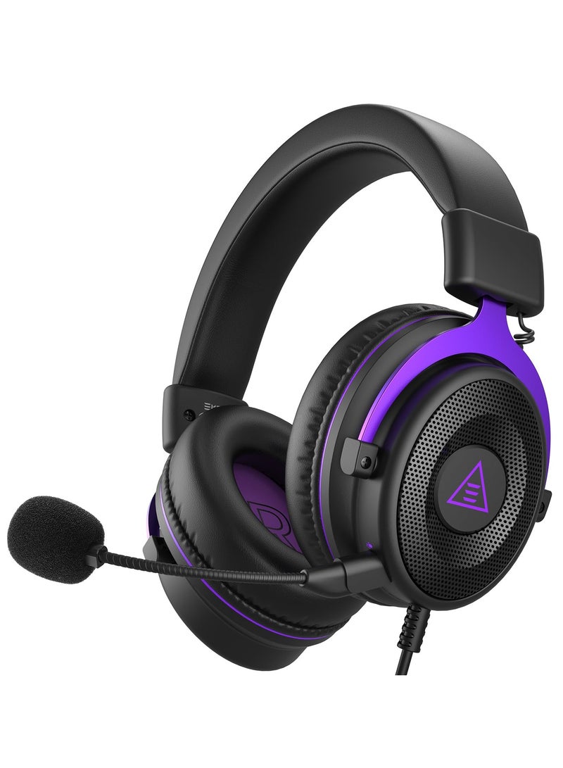 EKSA E900 Over Ear Wired Gaming Headset For PC, PS4,PS5, Xbox - Detachable Noise Canceling Mic - Image 1