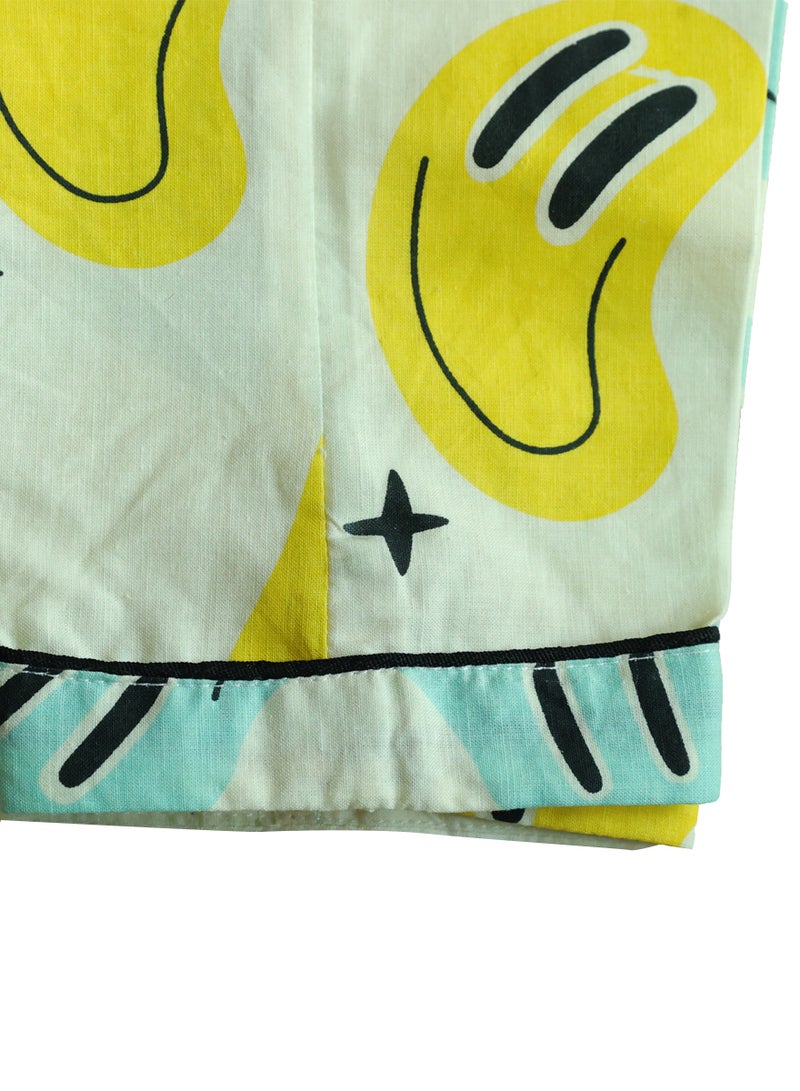 كيدابهو طقم بيجامات للأطفال - إيموجي فن 2 قطعة - Image 5