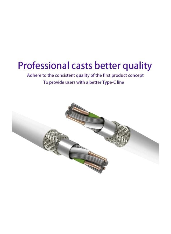 HUAWEI Type C Fast Charging Cable White - Image 5