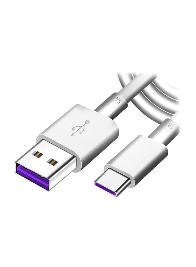 HUAWEI Type C Fast Charging Cable White - Image 1