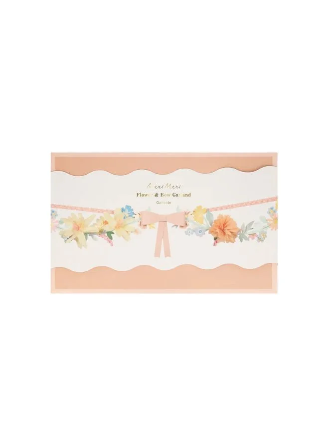 Meri Meri Flower & Bow Garland