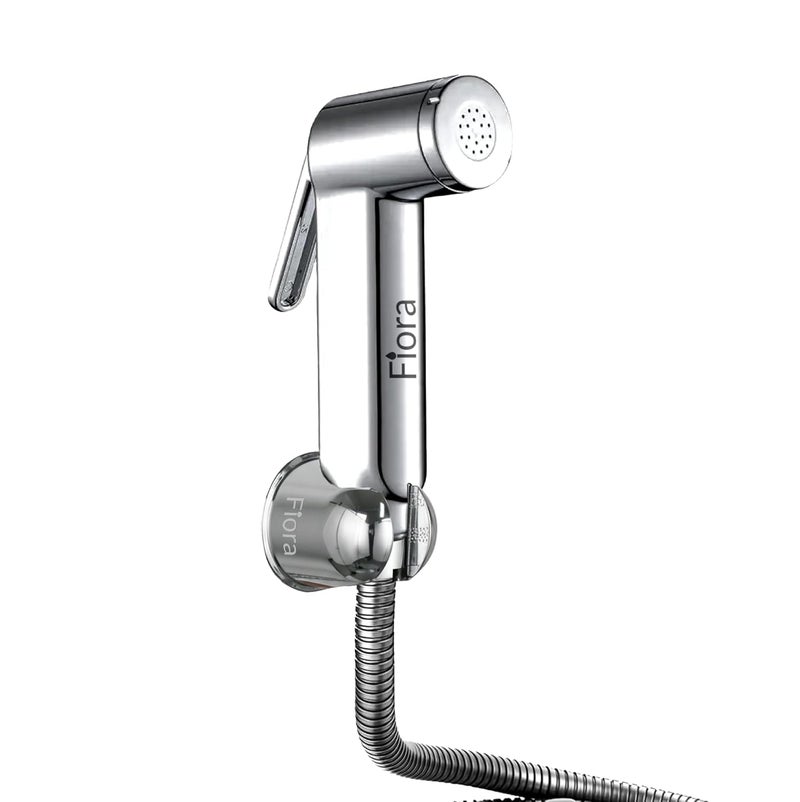 FIORA Premium SS Faucet Stand, Health Faucet Holder, Hand Shower Holder (Multi Purpose)| Wall Mounted Stand, Round-Chrome Finish, (Pack of 1) - Image 5