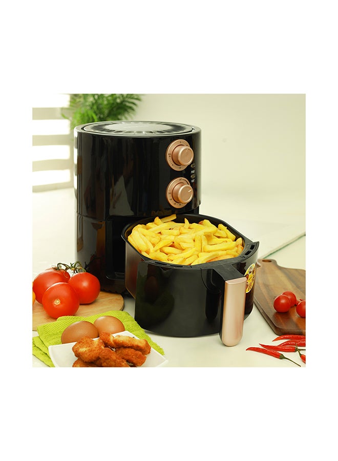 كريبتون مقلاة هوائية بتقنية دوران عالية السرعة 3.5 L 1400 W KNAF6340 أسود - Image 5