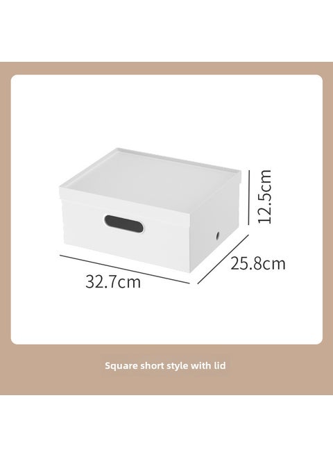 Japanese Style Large Storage Box for Home Square short box + lid