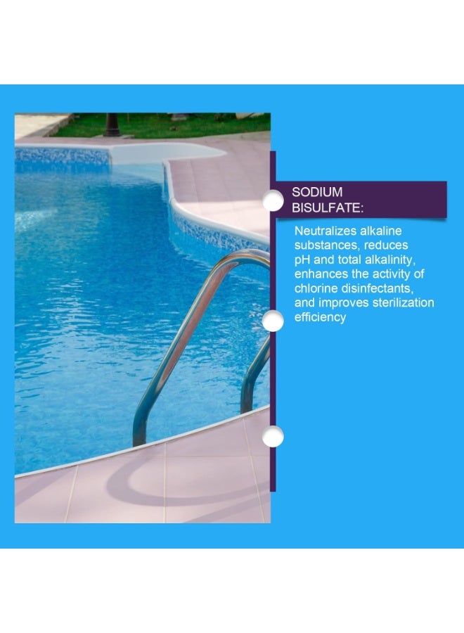 هوزونكس pH Down for Pools 100g -  pH Decreaser  Alkalinity Reducer for Swimming Pools, Fast Dissolving Pool Chemicals, Prevents Scaling  Cloudy Water - Image 5