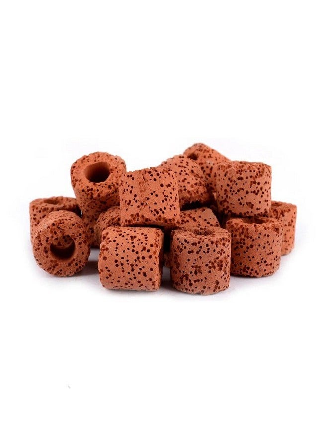 Sage Square Ceramic Rings Aquatic Water Plant Fixed Ring For Aquarium Landscape Ceramic Plant Pot Ring Tool Aquarium Decoration Fish Tank Accessories (500Grm)  - Image 1
