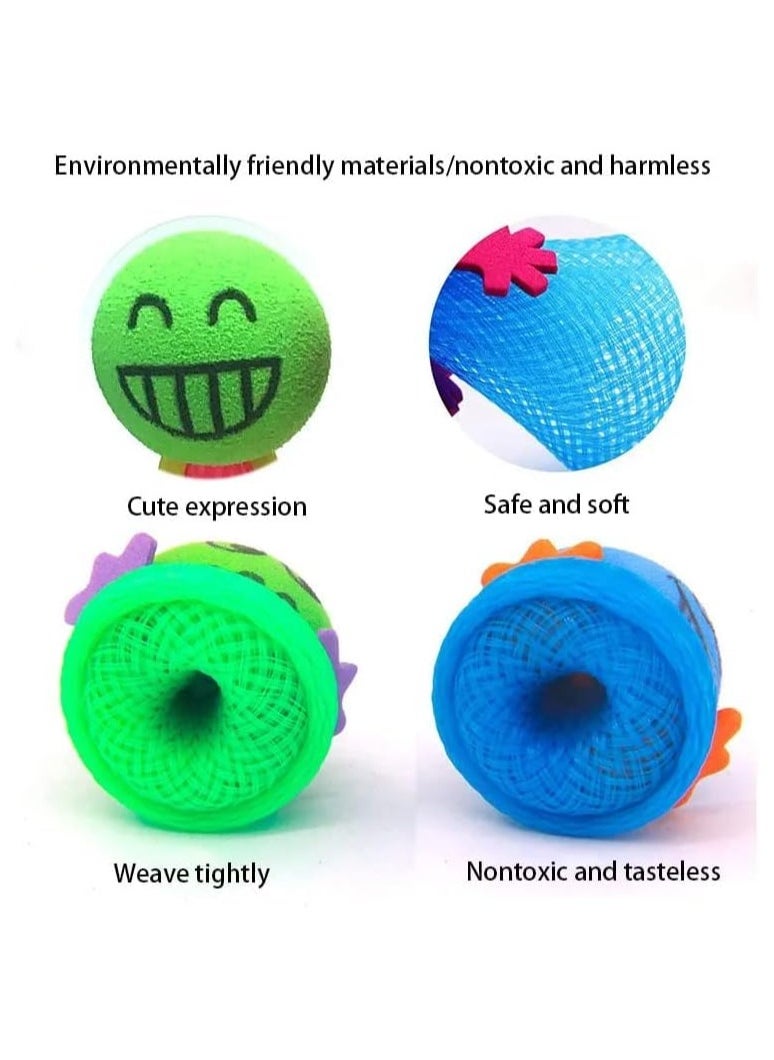 Mr. Penda 24 Pcs Jumping Spring Toys Colorful for Kids Birthday party, 4x9cm Bouncy Ball Toys for party favors Birthday Giveaways, Bulk Mini Toys Goody Bag (Random Color)  - Image 3