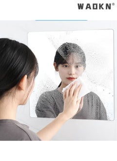 WAOKN 4Pcs 3D Make up Mirror Wall Sticker Tiles, Non-Breakable Acrylic Full Length Wall Mirror Sticker, 30*30cm Flexible Plastic Mirror Full Body Mirror Tiles For Bedroom, Home Gym, Home Wall Decor  - Image 5