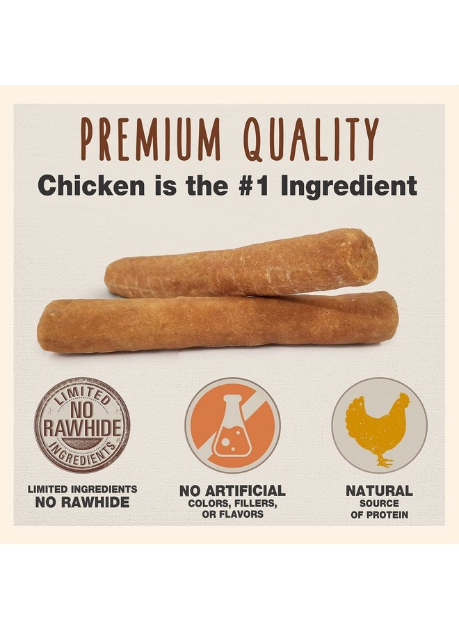 Cadet Cadet Gourmet Savory Chicken Rolls Rawhide Alternative Savory Rolls 6 oz.  - Image 3