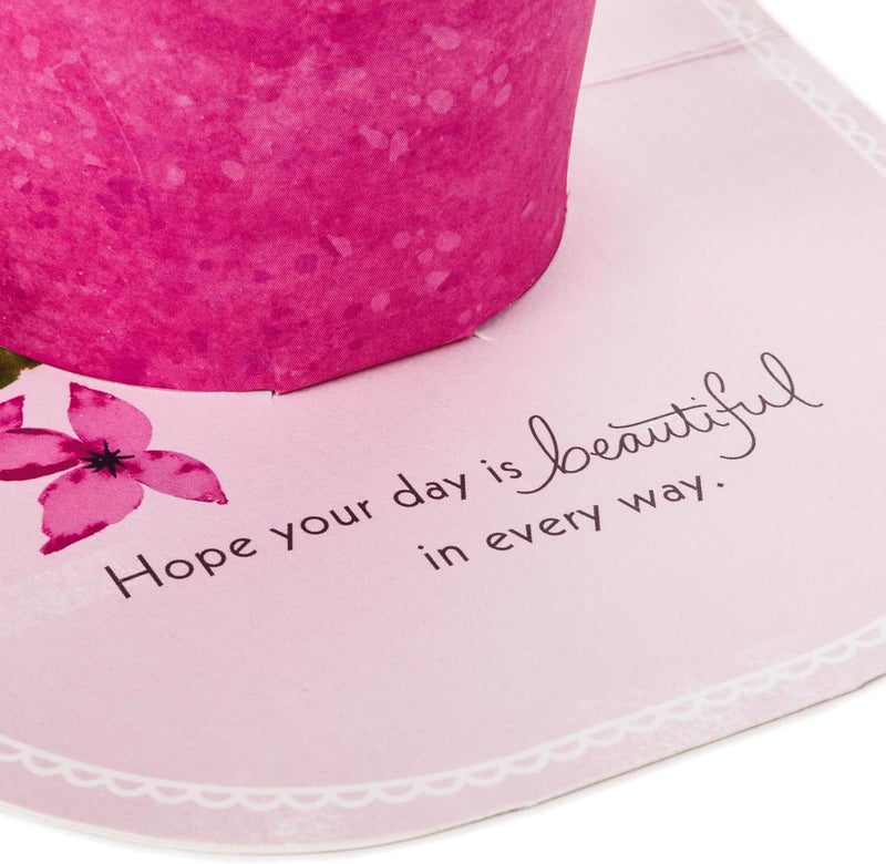 Hallmark Paper Wonder Mother's Day Pop-Up Card - Purple Flower Bouquet, Beautiful in Every Way - Image 5