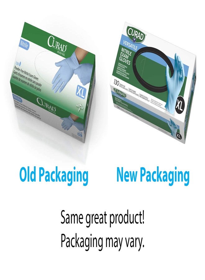 Curad Powder-Free Nitrile, X-Large, 130 Count - Image 2