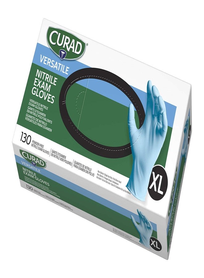 Curad Powder-Free Nitrile, X-Large, 130 Count - Image 1