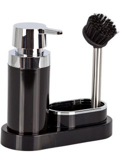 Polen Kitchen Liquid Soap Dispenser Set Black