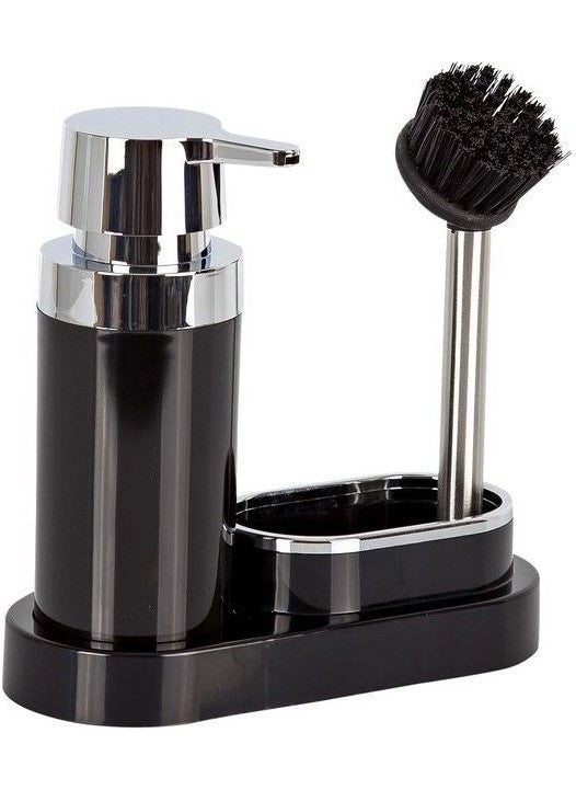 Primanova - Polen Kitchen Liquid Soap Dispenser Set Black - Image 1
