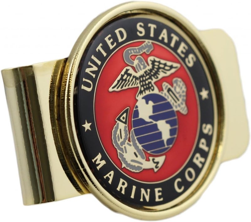 US Marine Corps Logo Money Clip Military Money Clip