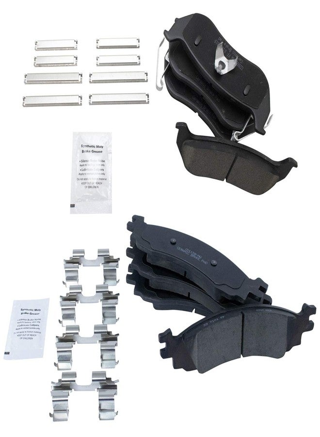 تي آر كيو طقم تيل فرامل قرصية شبه معدنية ممتازة من نوع Posi، أمامي وخلفي، لسيارات فورد - Image 3