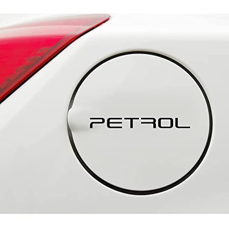 Careflection Petrol Sticker for Car Fuel Tank, Branded self Adhesive Vinyl Sticker(12cm X 2cm) Black - Image 2