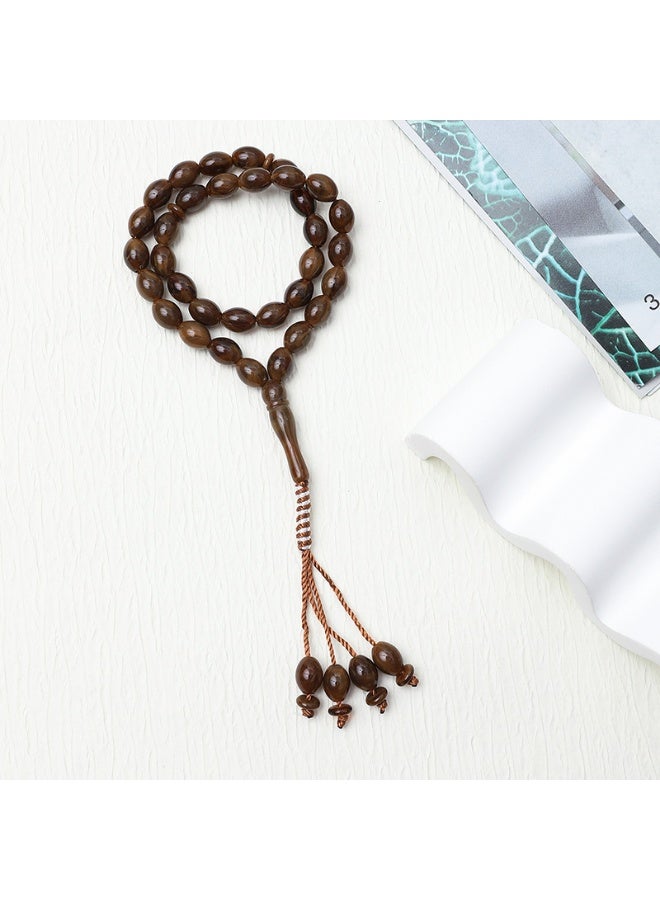 NIBEMINENT 33 Muslim Prayer Beads Bronze/12mm 