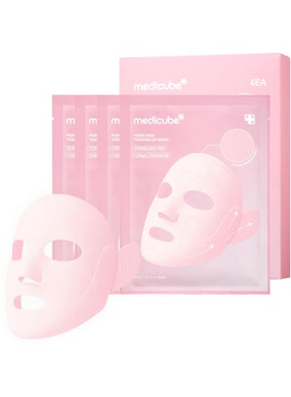 PDRN Pink Collagen Gel Mask Salmon DNA Firming Brightening Hydrating Korean Skincare 5 Sheets - view 2