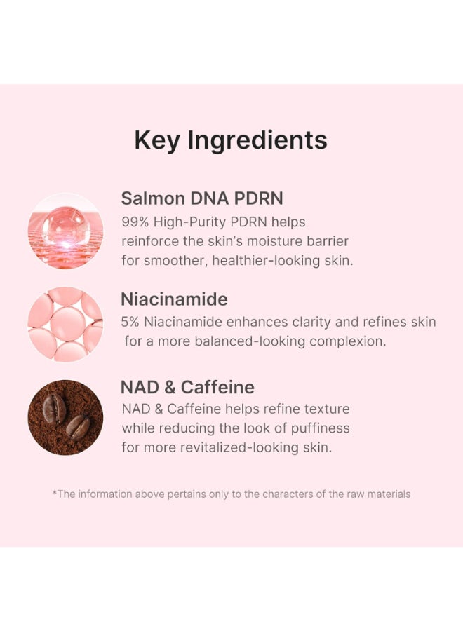 Medicube PDRN Pink Collagen Gel Mask Salmon DNA Firming Brightening Hydrating Korean Skincare 5 Sheets - Image 4