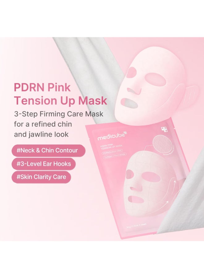 Medicube PDRN Pink Collagen Gel Mask Salmon DNA Firming Brightening Hydrating Korean Skincare 5 Sheets - Image 3