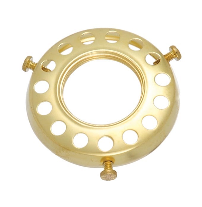BP LAMP 2 14 FITTER SCREWON UNOTYPE SHADE HOLDER UNFINISHED BRASS