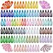 SLYFTE Premium Snap Mini Hair Clips Kids Metal Non Slip Hair Bow Clips for Girls Toddlers Hair Accessories Colorful 30 Colors - Image 2