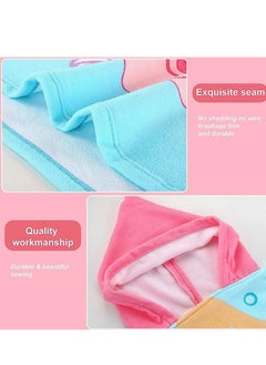 Tanyaz Beach Towels Kids Poncho Hooded Towels, Children Hooded Swimming Towels Bathrobe Microfiber Ultra Soft Towel for Girls Boys Toddler 0-7 Years Old for Bath,Pool,Beach,Swim(Style 2)  - Image 5
