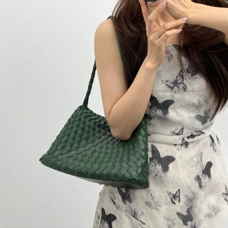 Selling Pure Hand-Woven Armpit Bag For Women New High-Quality Versatile Retro Portable Shoulder Bag - Image 5