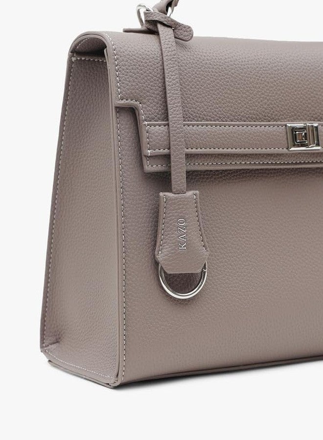 Kazo Amara Satchel | Beige - Image 4