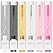 GAOY Gel Nail Polish Art Liner, 6 Classic Colors Black White Gold Silver for Nail Paint Design with Thin Brush DIY French Manicure and Pedicure at Home - Image 3
