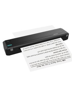 MT800 A4 Portable Thermal Transfer Printer Wireless&USB Connect with Mobile Computer for Office School Car Travel Printer with 1pc Ribbon Roll