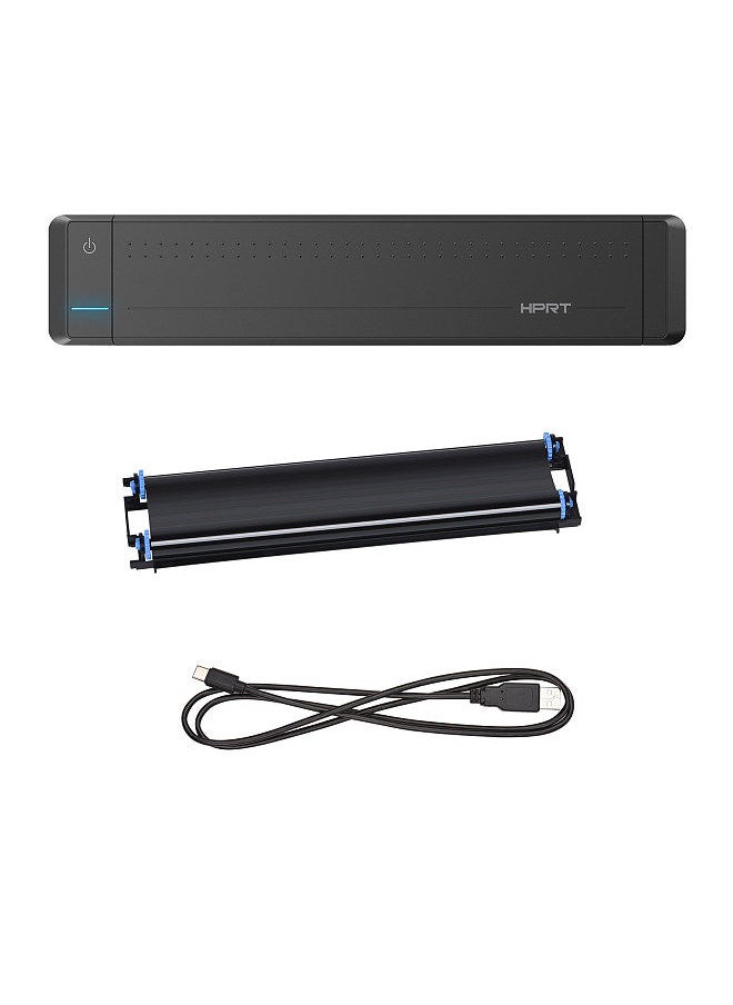 HPRT - MT800 A4 Portable Thermal Transfer Printer Wireless&USB Connect with Mobile Computer for Office School Car Travel Printer with 1pc Ribbon Roll - Image 1