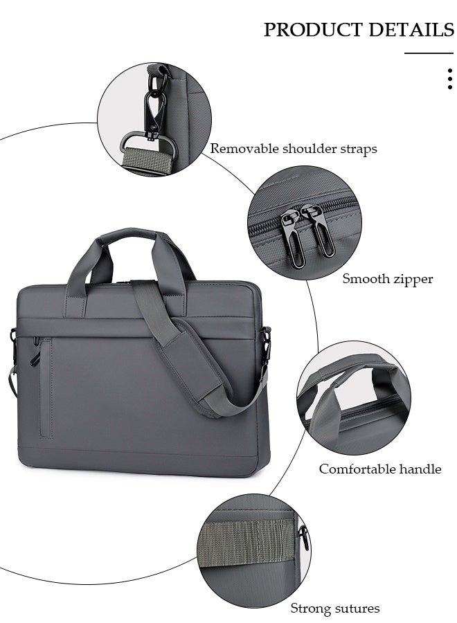 DUNISO 16 Inch Laptop Bag Lightweight Computer Bag Travel Business Handbag Briefcase Water Resistance Shoulder Messenger Bag for Men and Women Work Office - Image 5