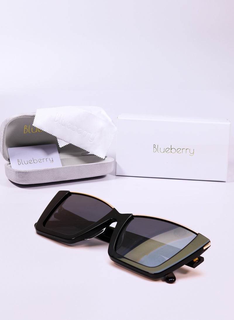 Blueberry sunglasses Women's with a distinctive shape and high quality glasses - Image 3