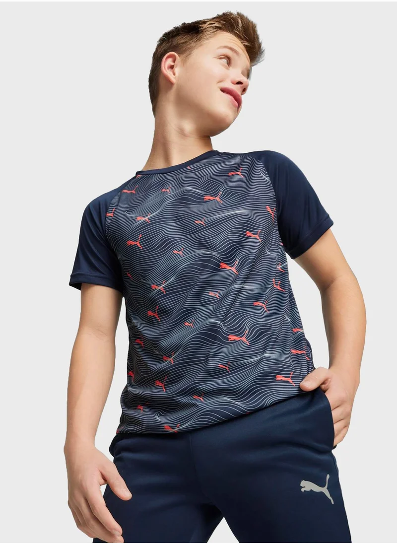 PUMA Kids Active Sports Poly Aop T-Shirt