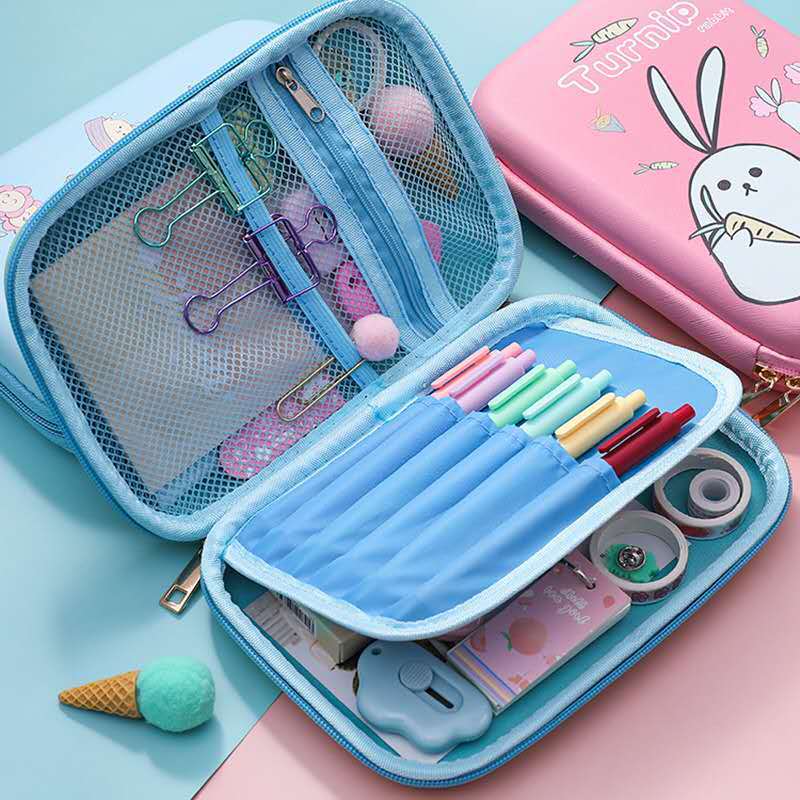 New Cartoon Cute Three-Dimensional Stationery Box Large Capacity Children'S Pencil Box Boy Girl Pencil Box Student Pencil Bag - Image 2