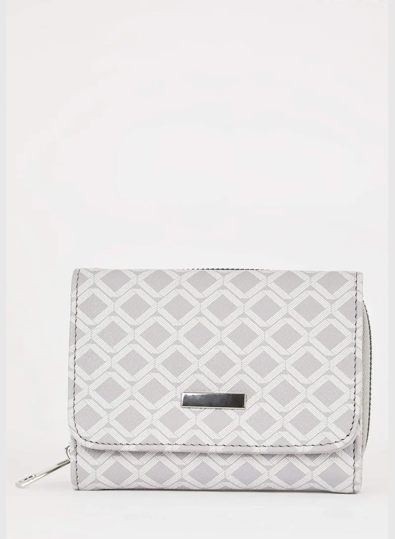 ديفاكتو Faux Leather Polka Dot Print Big Bag & Wallet