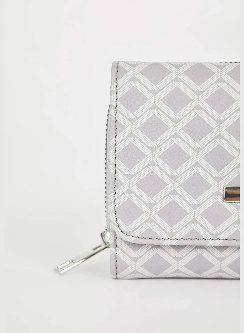 ديفاكتو Faux Leather Polka Dot Print Big Bag & Wallet